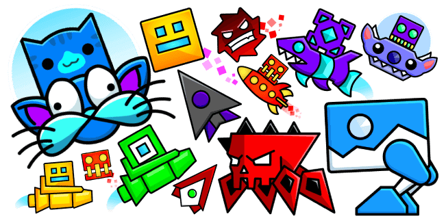 Geometry Dash cursor collection