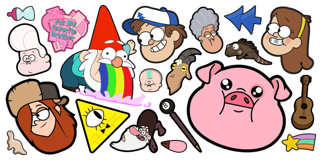 Gravity Falls cursor collection