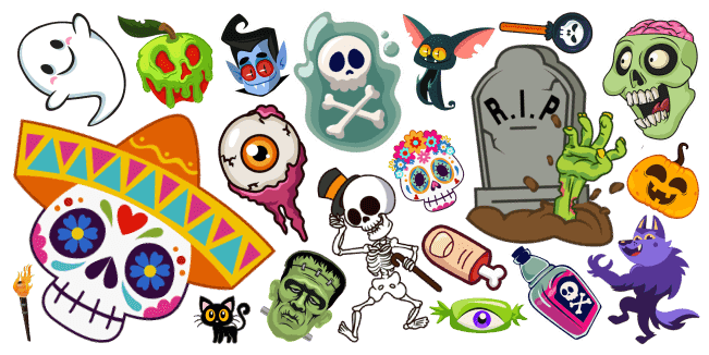 Halloween cursor collection