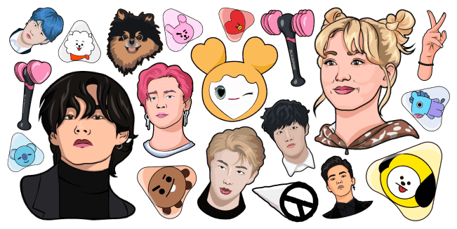 K-Pop cursor collection