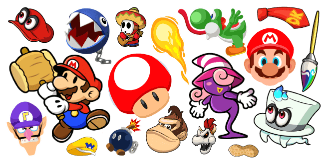 Super Mario cursor collection