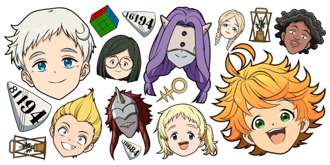 The Promised Neverland cursor collection