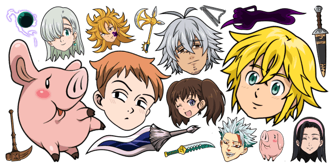 The Seven Deadly Sins cursor collection