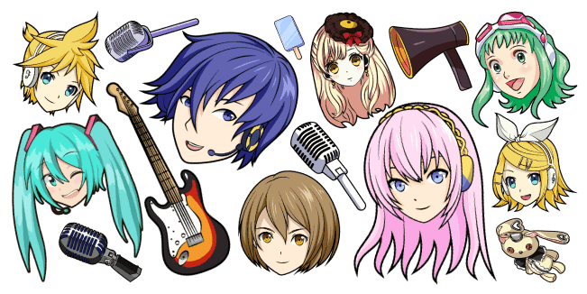 VOCALOID cursor collection