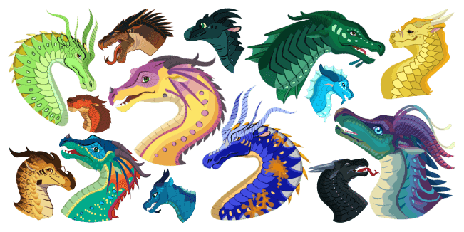 Wings of Fire cursor collection