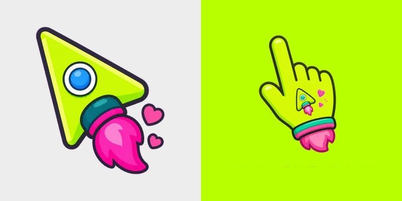Cute Lime Rocket