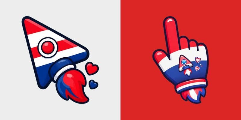 Cute UK Rocket