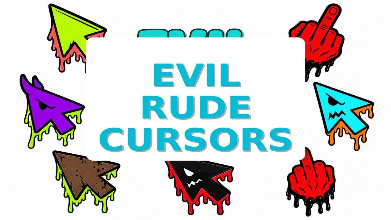 Фон колекції Evil Rude Cursors