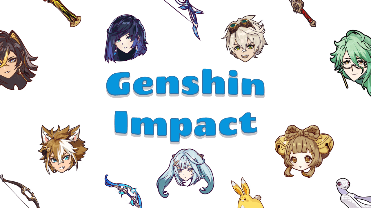 Фон колекції Genshin Impact