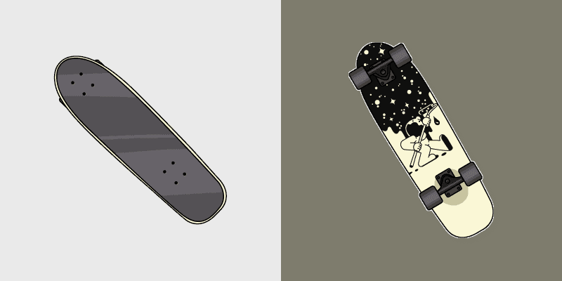 Cruiser Board Cursor Pack
