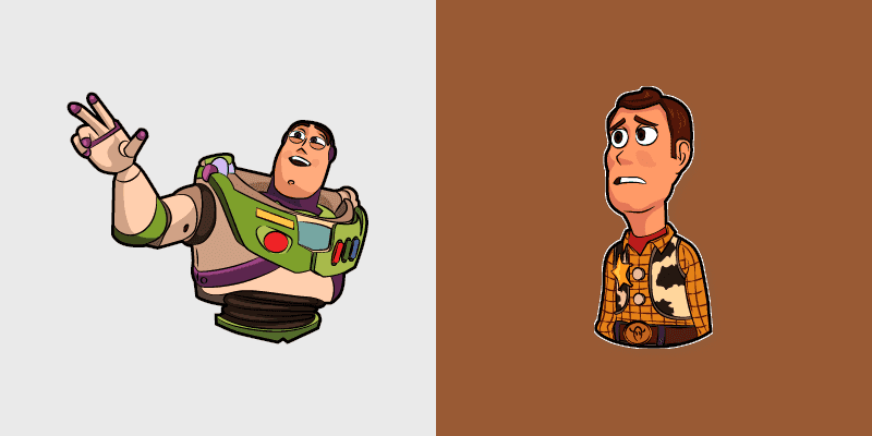 Cute Cursor Pack - Toy Story Collection