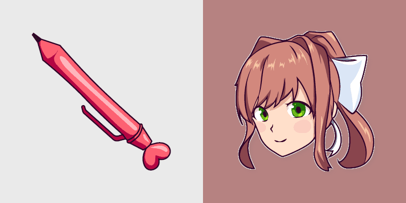 Doki Doki Literature Club! Custom Cursor Collection
