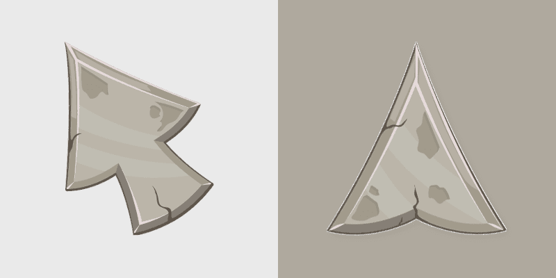 Stone Cursor Pack - Customizable Mouse Icon Collection