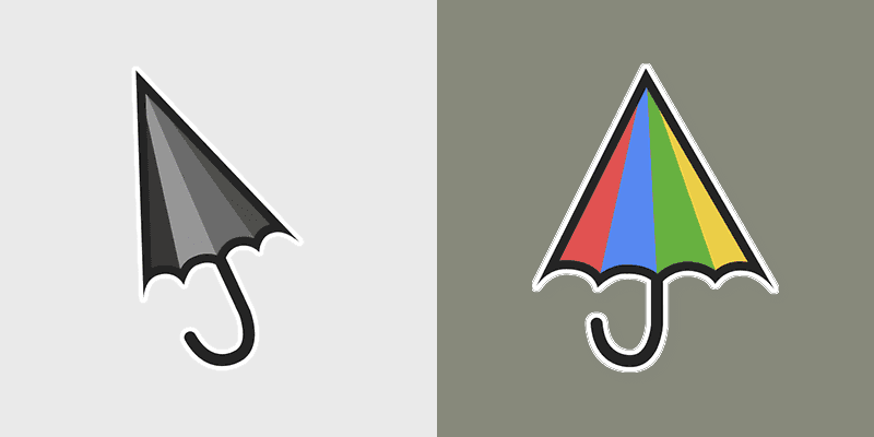 Rainbow Umbrella