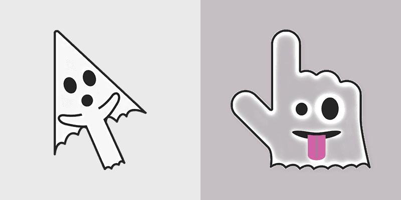 Whimsy Cursor Pack - Ghost