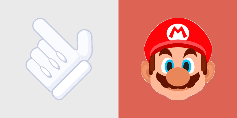 Cute Cursor Pack for Super Mario