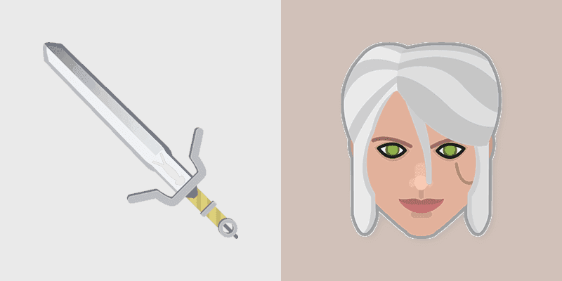 Custom Ciri Mouse Cursor Pack