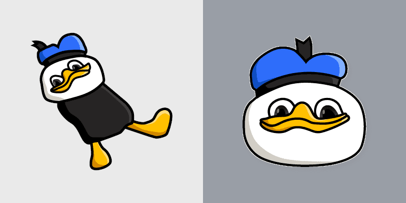 Custom Cute Duck Meme Cursor Pack
