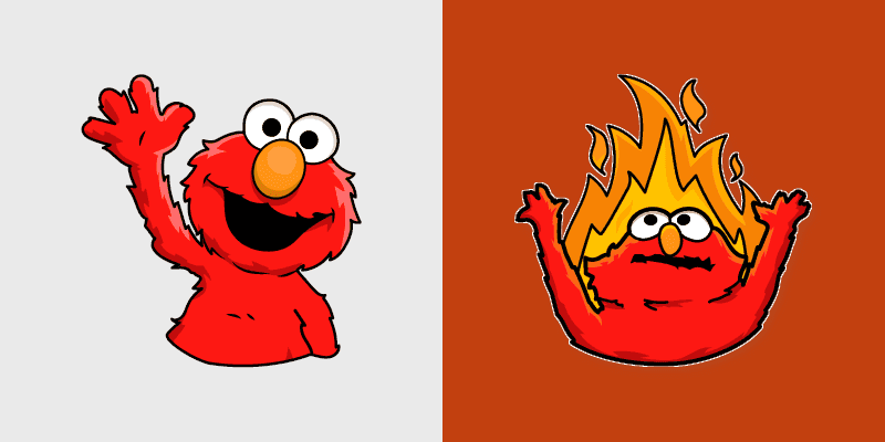 Elmo Rise Meme Cursor Pack