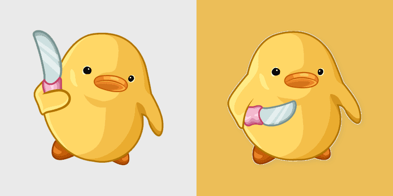 Cute Yellow Duck Cursor Pack