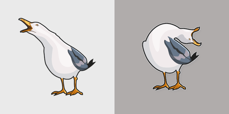 Inhaling Seagull