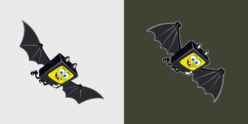 Bat-Sponge Flying