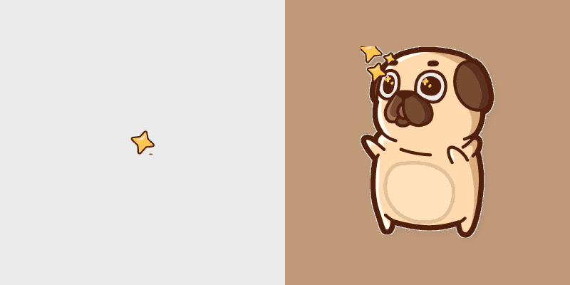 Cute Pug Mouse Cursor Pack
