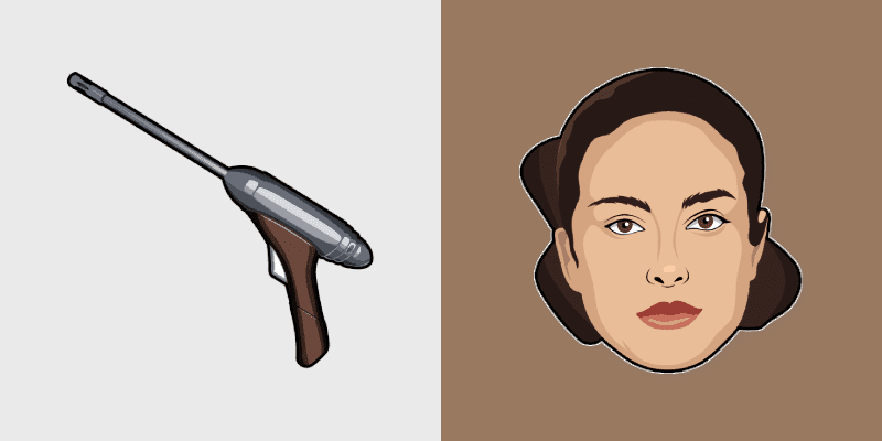 Star Wars Mouse Cursor Pack - Padme Amidala ELG-3A Blaster