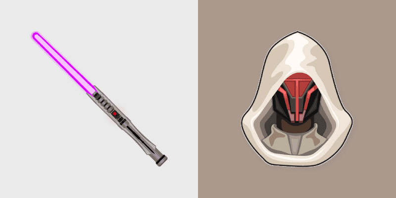 Star Wars Cute Custom Revan Lightsaber Pack