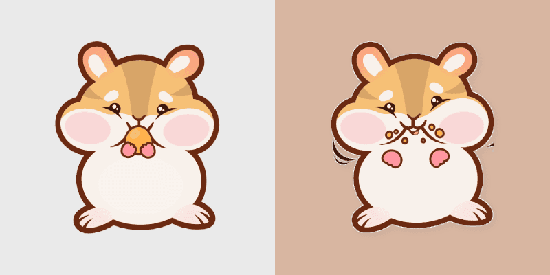 Cute Hamster Cursor Pack