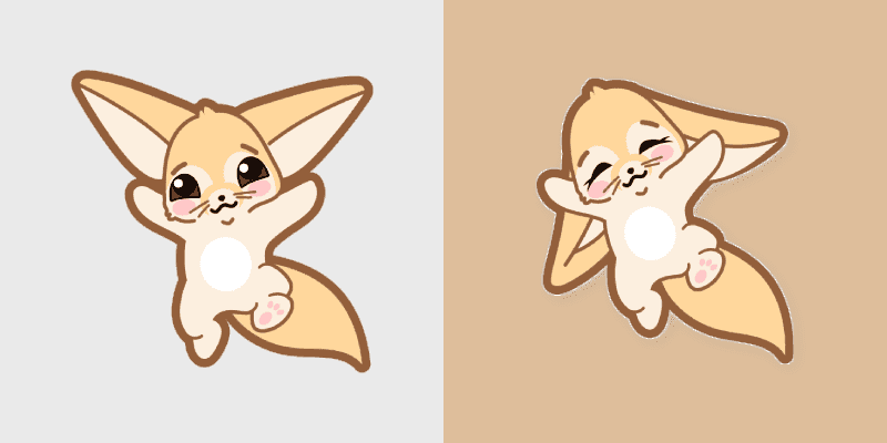 Custom Cute Fox