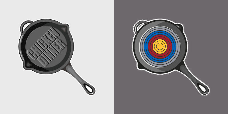 Custom Cursor Pack - PUBG Chicken Dinner Frying Pan