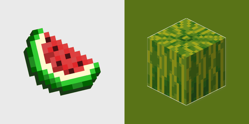 Minecraft Melon Cute Cursor Pack