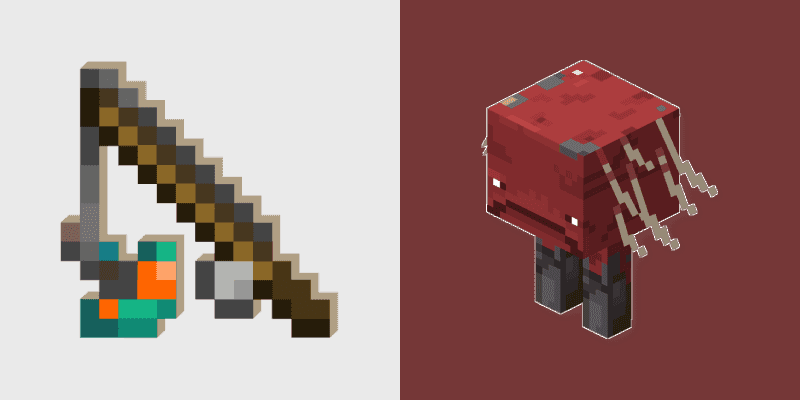 Minecraft Strider & Warped Fungus Mouse Cursor Pack
