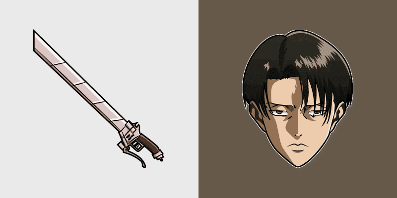 Custom Cursor Pack - Attack on Titan Levi Ackerman