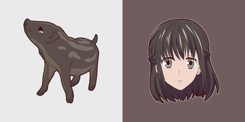 Cute Cursor Kagura Sohma Pack