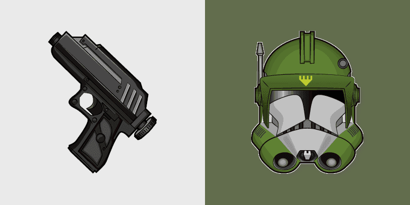 Star Wars Custom Cursor Pack - Doom DC-17 Blaster