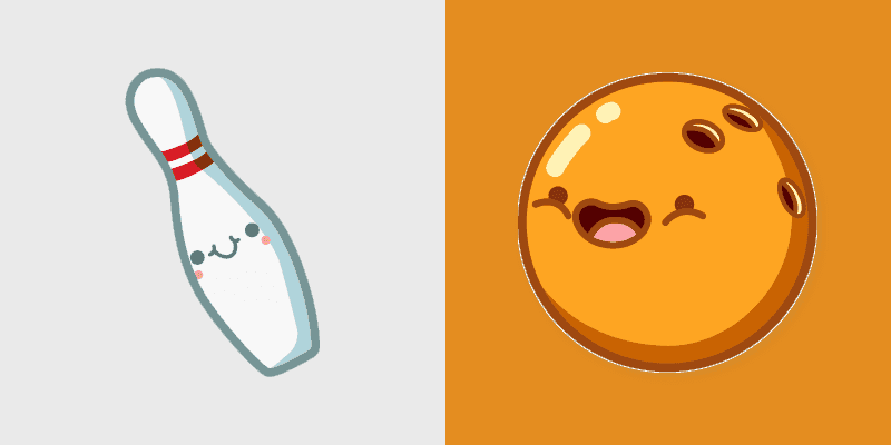 Bowling Pin and Ball