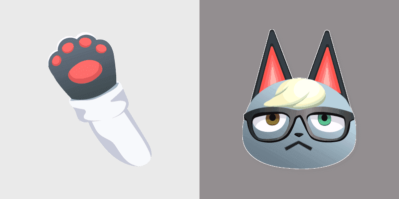 Cute Cursor Pack - Animal Crossing Raymond