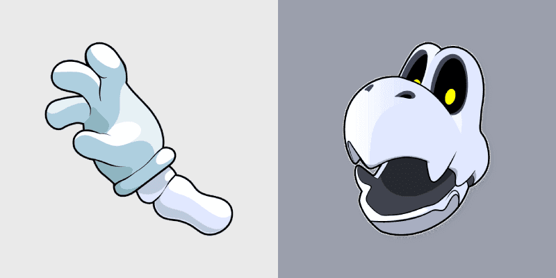 Super Mario Dry Bones Custom Cursor