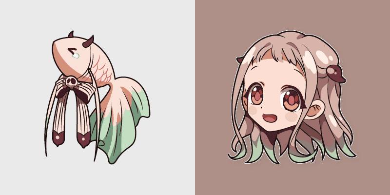 Cute Fish Cursor - Yashiro Nene from Hanako-kun