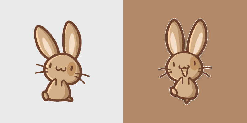 Adorable Cute Rabbit Cursor Pack
