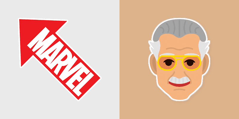 Marvel Stan Lee Cute Cursor Pack