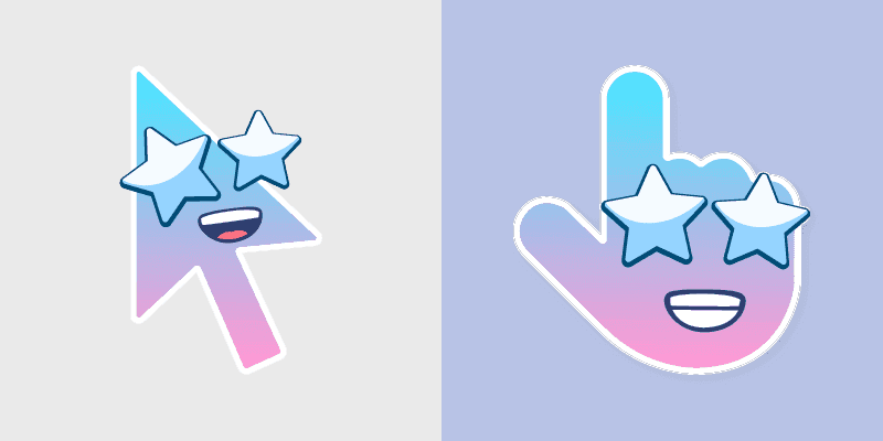 Starry-Eyed Custom Cursor Pack