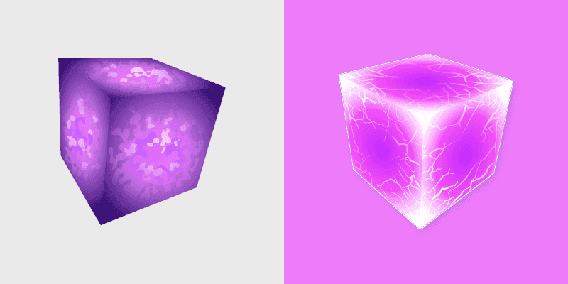 The Cube Purple