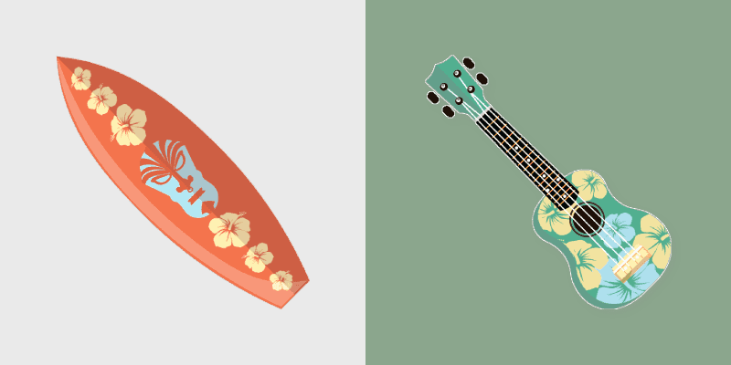 Hawaiian Surf Ukulele