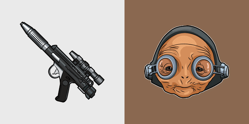 Custom Cursor Pack - Star Wars Maz Kanata Blaster Pistol