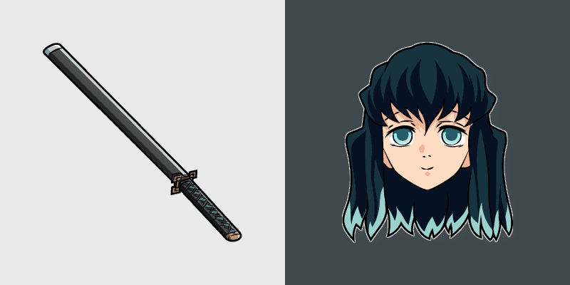 Custom Cute Cursor - Demon Slayer Tokito