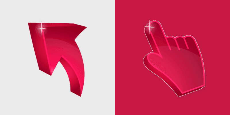 Radiant Ruby Cursor Pack