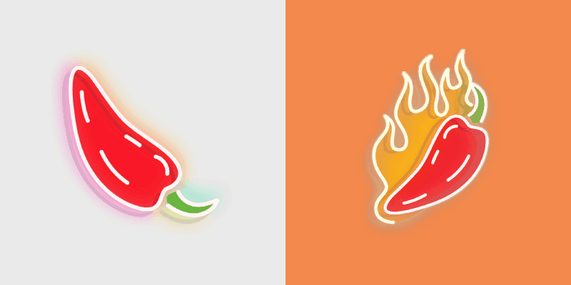 Neon Cursor Craze - Spicy Pepper Pack